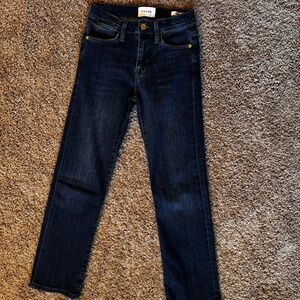 Frame Le High Straight Crop